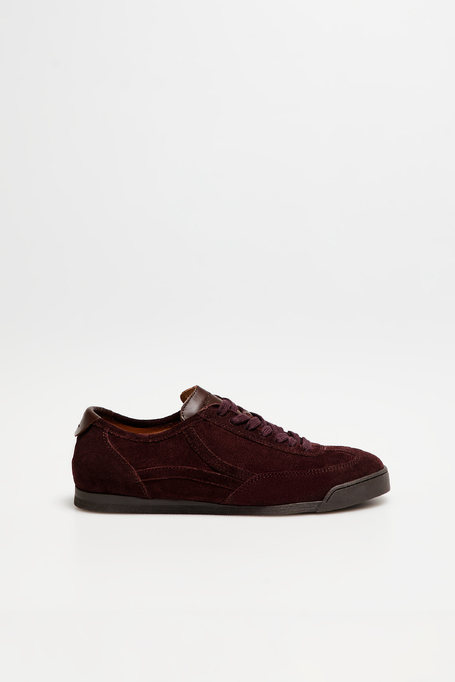 Wildleder-Sneaker aus weichem Leder
