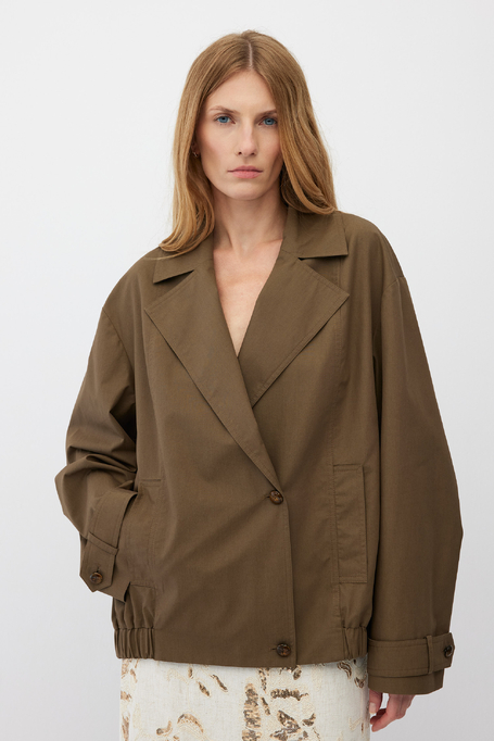 Baumwolljacke in Militärgrün - Patrizia Aryton