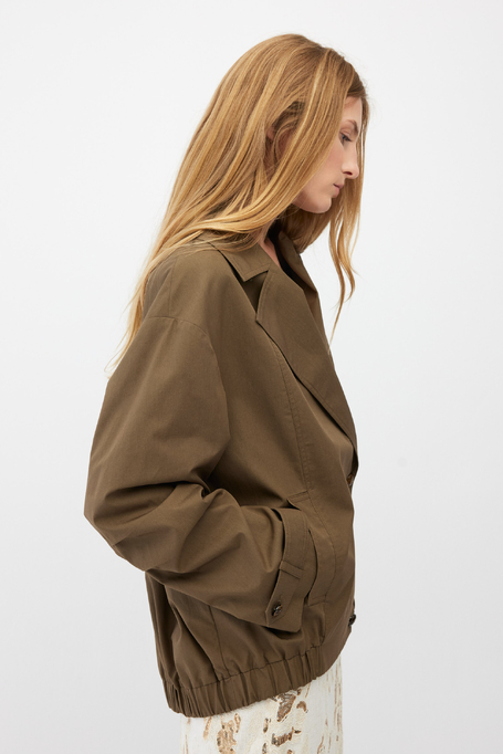 Baumwolljacke in Militärgrün - Patrizia Aryton