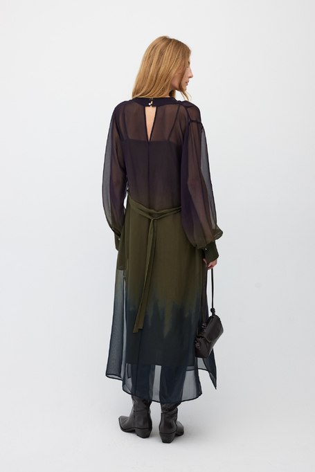 Seidenkleid mit Muster Seidenkleid mit Muster