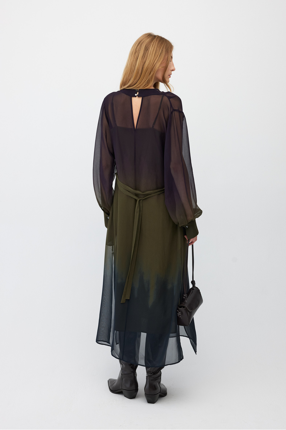 Seidenkleid mit Muster Seidenkleid mit Muster