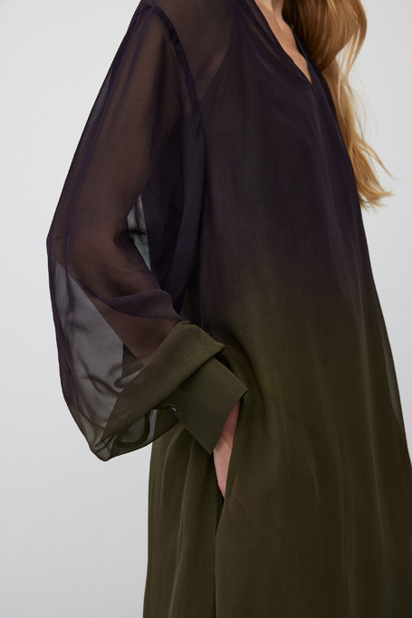 Seidenkleid mit Muster Seidenkleid mit Muster