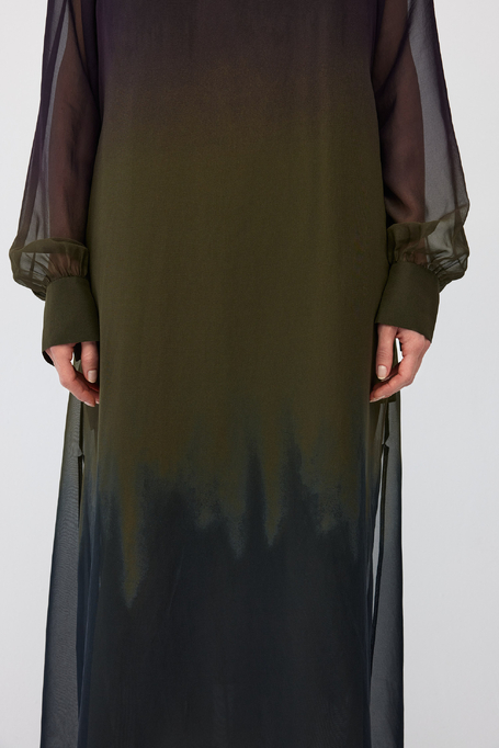 Seidenkleid mit Muster Seidenkleid mit Muster