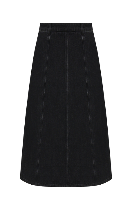 Dunkelgrauer Jeansrock - Patrizia Aryton
