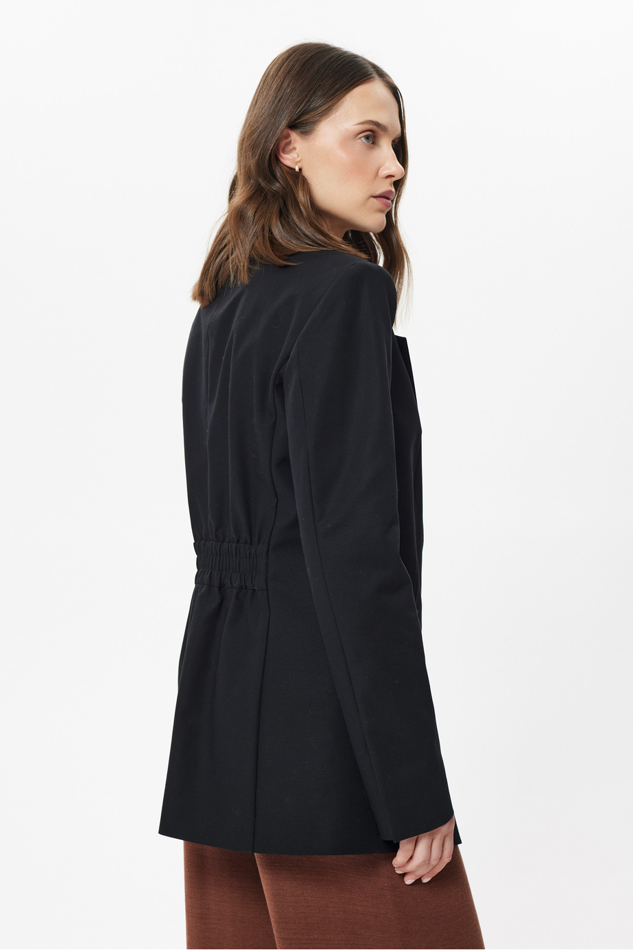 Schwarze Baumwolljacke als Anzug Schwarze Baumwolljacke als Anzug