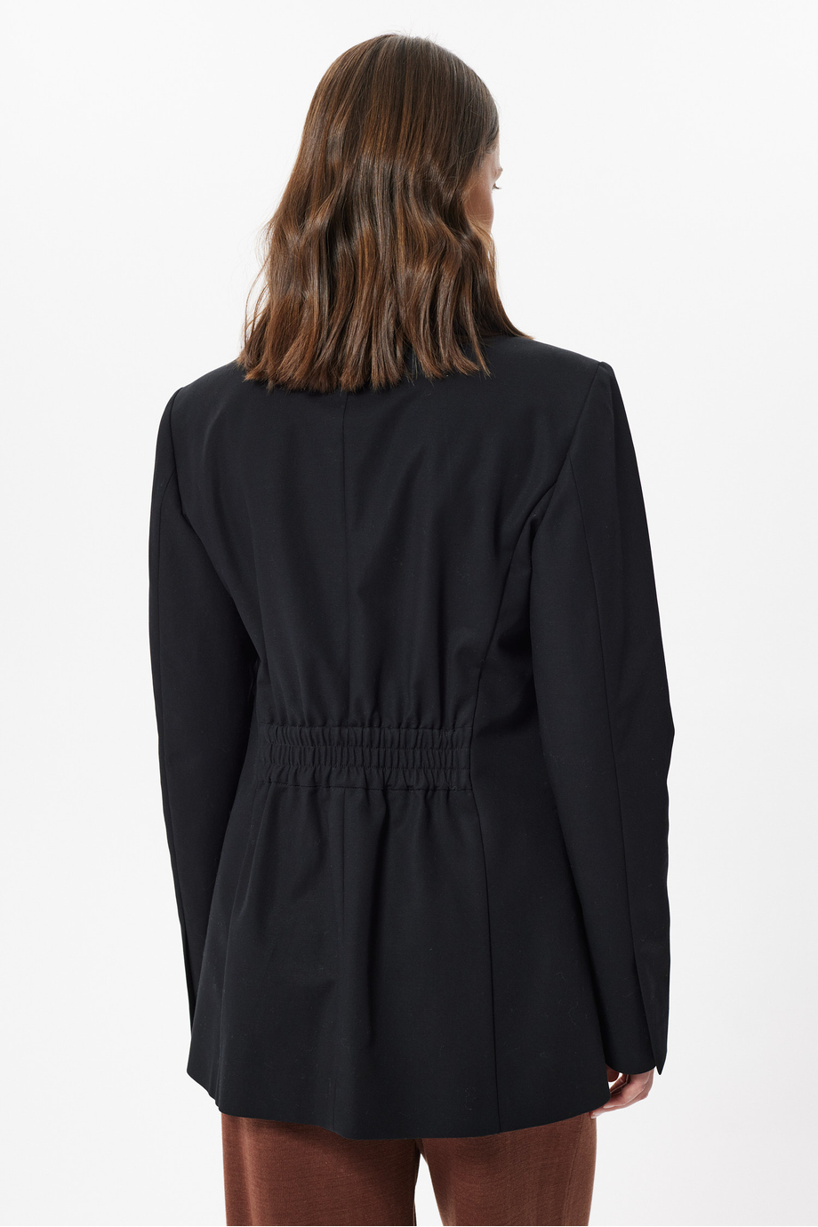 Schwarze Baumwolljacke als Anzug Schwarze Baumwolljacke als Anzug