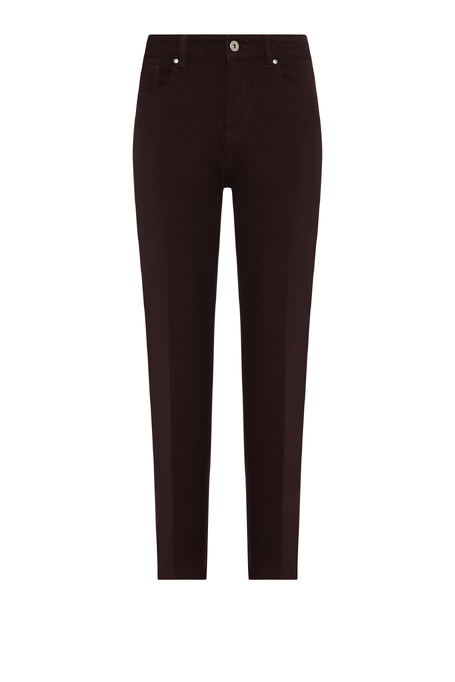 Auberginefarbene Jeans Auberginefarbene Jeans