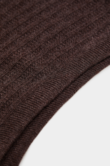 Braune Balaclava aus Kaschmir - Patrizia Aryton