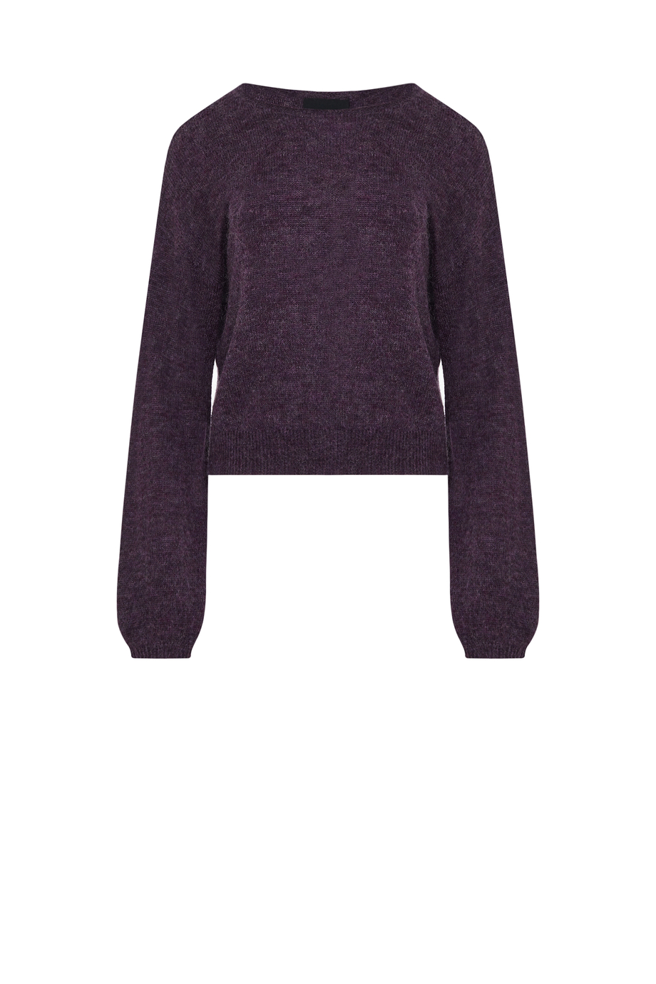 Violetter Pullover mit Mohair Violetter Pullover mit Mohair