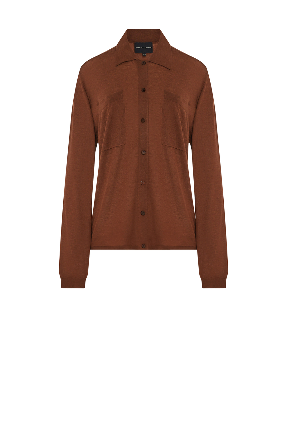 Braune Strickjacke aus Merinowolle Braune Strickjacke aus Merinowolle