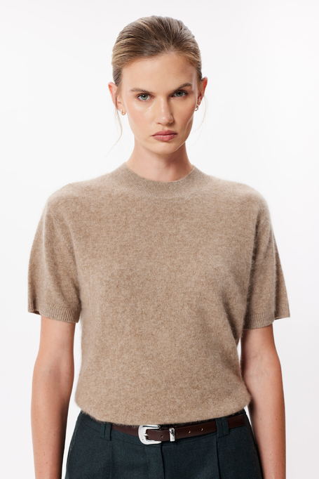 Bluse mit Kaschmir
