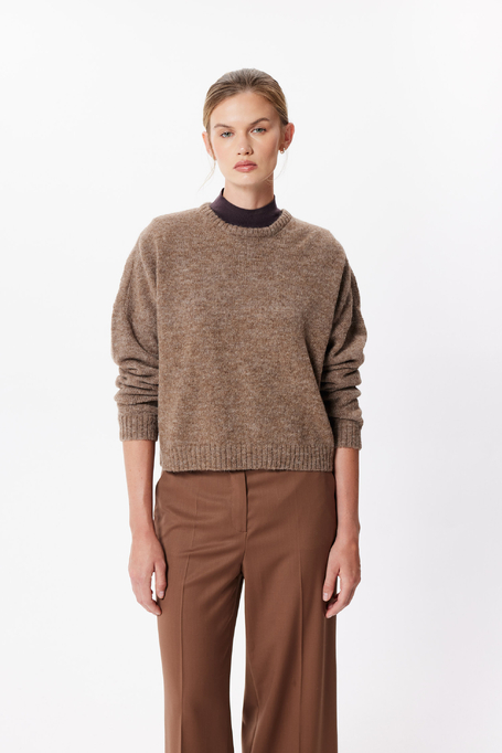 Pullover mit Alpakawolle