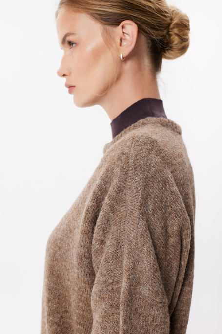 Pullover mit Alpakawolle