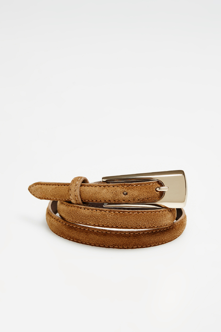 Brauner Gürtel aus Naturleder