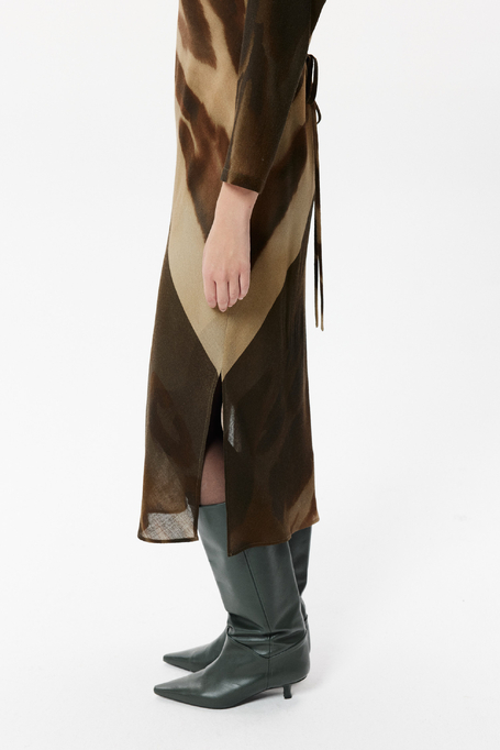 Gemustertes Wollkleid - Patrizia Aryton