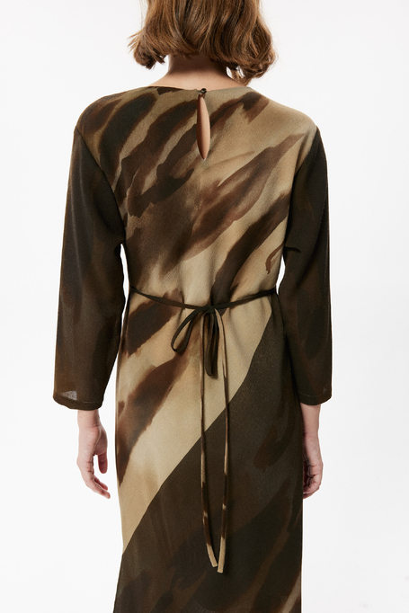 Gemustertes Wollkleid - Patrizia Aryton