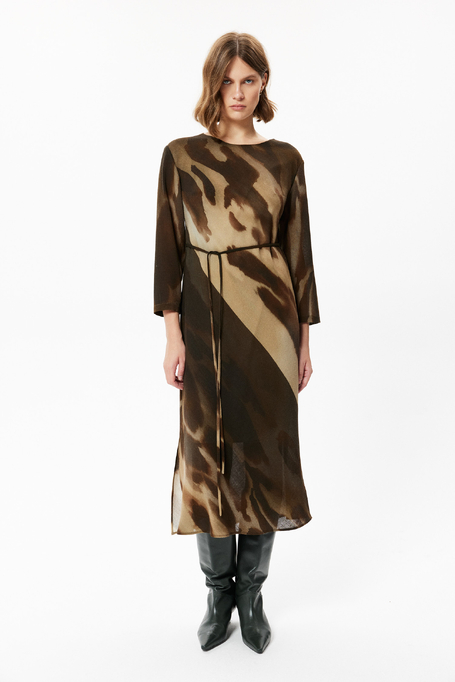 Gemustertes Wollkleid - Patrizia Aryton