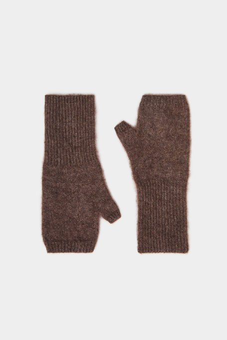 Braune Kaschmirhandschuhe - Patrizia Aryton