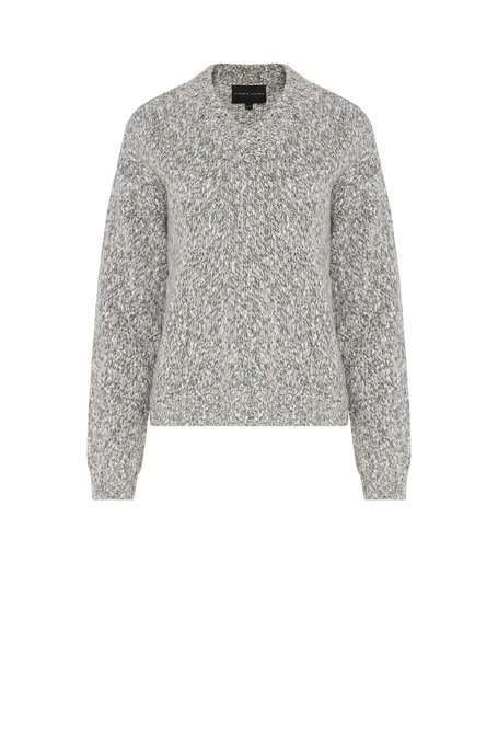 Wollpullover mit V-Ausschnitt - Patrizia Aryton