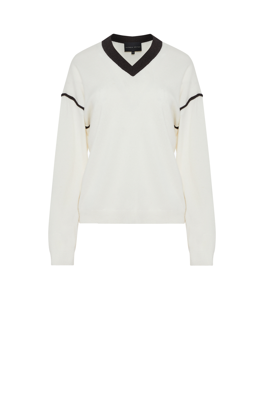 Pullover mit Kaschmir und V-Ausschnitt Pullover mit Kaschmir und V-Ausschnitt
