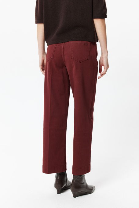 Ziegelrote Culotte-Jeans Ziegelrote Culotte-Jeans